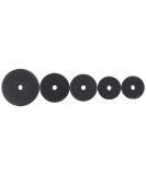 Диск пластиковый BB-203 d=26 мм, черный, 1 кг, BASEFIT УТ-00019752