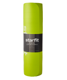 Коврик для йоги и фитнеса FM-301, NBR, 183x61x1.0 см, лаймовый, Starfit ЦБ-00002281