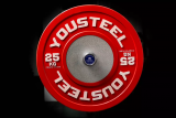 Диск соревновательный 25кг, красный YOUSTEEL