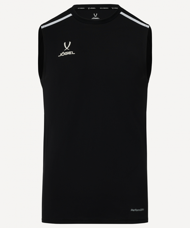 Майка тренировочная DIVISION PerFormDRY Training Sleeveless, черный, размер XL, Jögel ЦБ-00001845