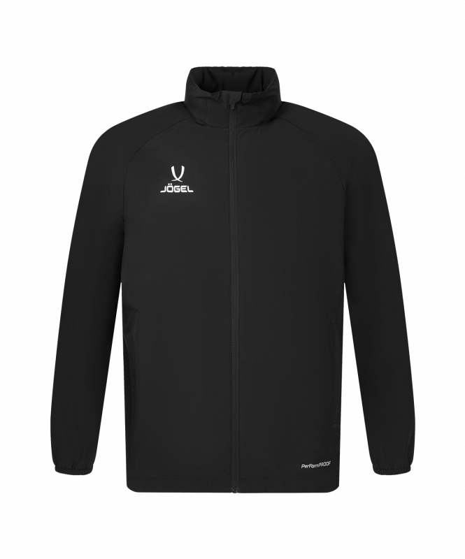 Куртка ветрозащитная JÖGEL PREMIER PerFormPROOF FZ Rain Jacket, черный, размер XXL ЦБ-00004943