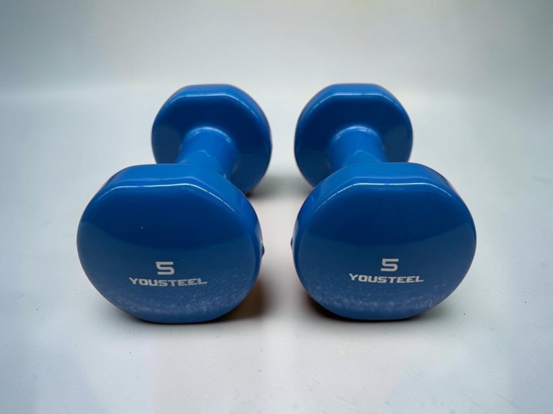 Гантель виниловая Yousteel 5 кг 1 шт