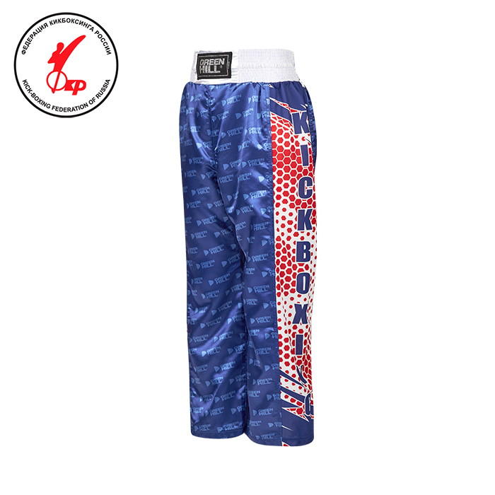 Брюки для кикбоксинга синие Green Hill KBT-4058 XL