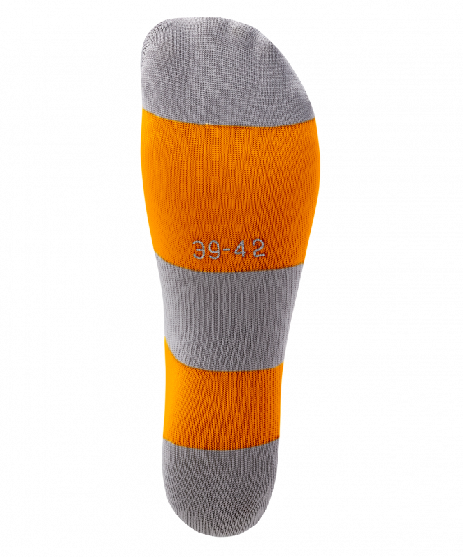 Гетры футбольные CAMP BASIC SOCKS, оранжевый/серый/белый, размер 35-38, Jögel УТ-00021435