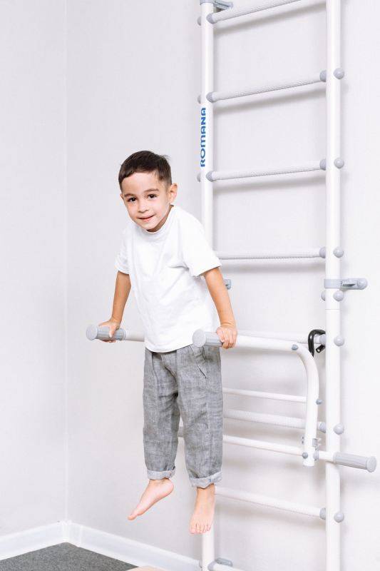 Турник-брусья 2 в 1 (белый прованс) ROMANA Dop1