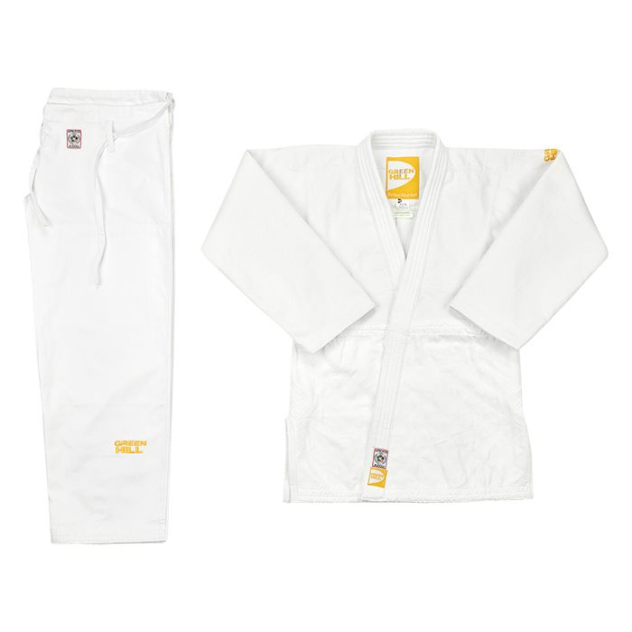 Кимоно дзюдо PROFESSIONAL GOLD IJF APPROVED белое Green Hill JSPT-10361 155 см