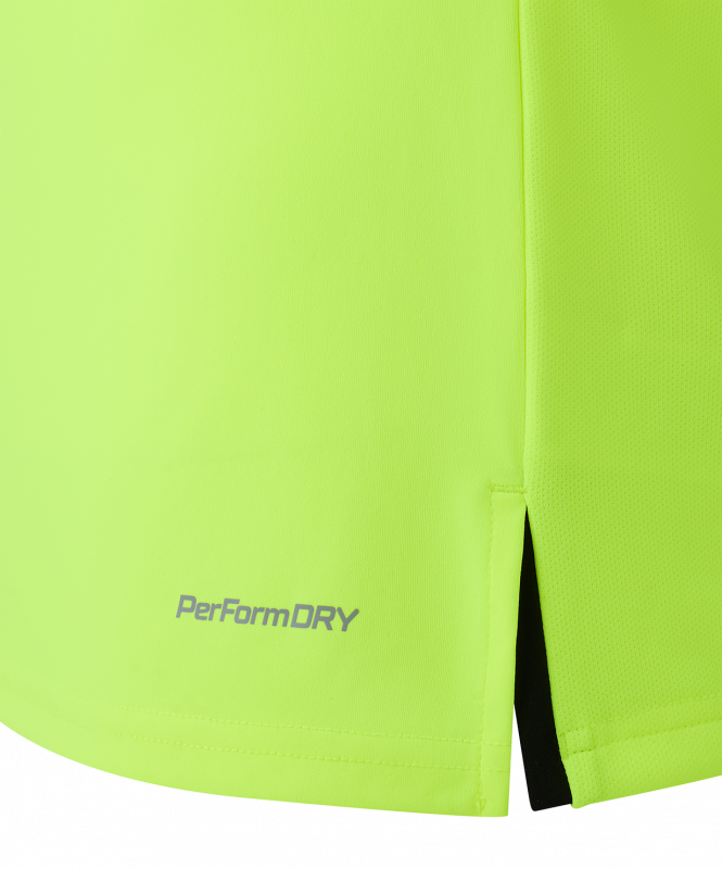 Футболка судейская с длинным рукавом DIVISION PerFormDRY Referee LS Tee, желтый неон, размер L, JÖGEL ЦБ-00004996