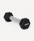 Гантель гексагональная DB-301PRO 1 кг, обрезиненная, черный, Starfit ЦБ-00003795