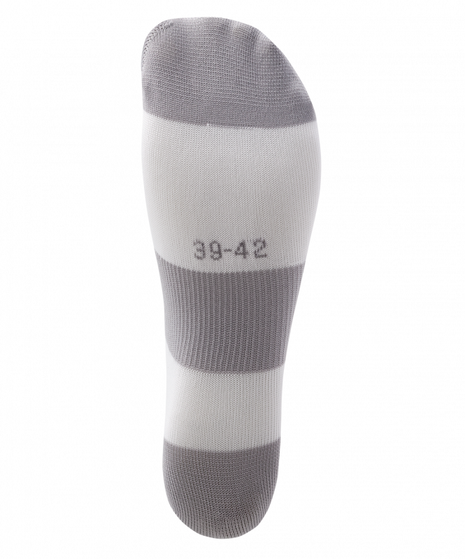 Гетры футбольные CAMP BASIC SOCKS, белый/серый/серый, размер 32-34, Jögel УТ-00021440