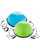 Полусфера "BOSU" GB-501 с эспандерами, с насосом, зеленый, Starfit ЦБ-00002516