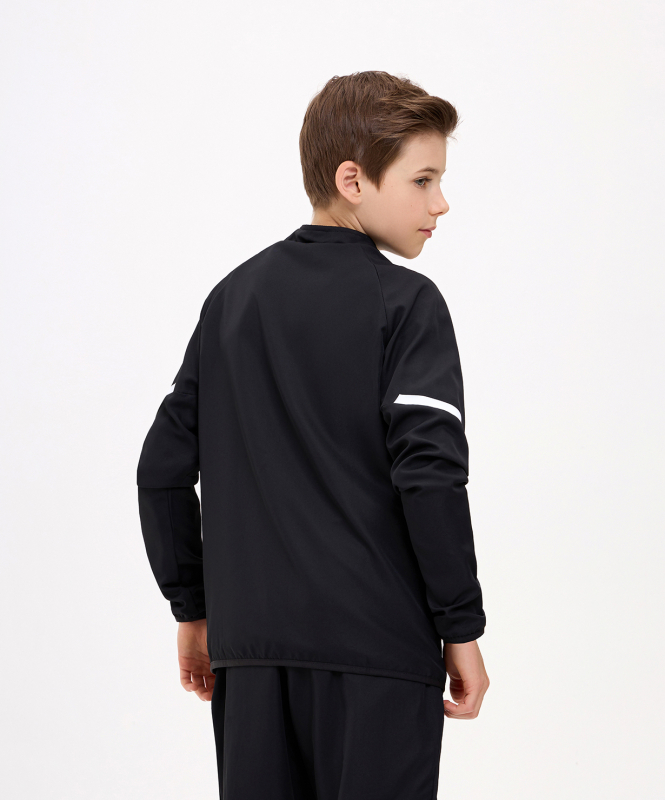 Куртка спортивная CAMP 2 Lined Jacket, черный, детский, размер YL, Jögel ЦБ-00005425