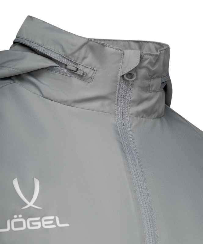 Куртка ветрозащитная CAMP 2 Rain Jacket, серый, детский, размер YXL, Jögel ЦБ-00005427