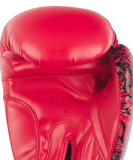 Перчатки боксерские ODIN, ПУ, красный, 10 oz, Insane