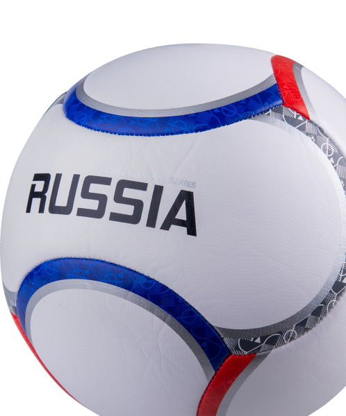 Мяч футбольный Flagball Russia, №5, белый, Jögel