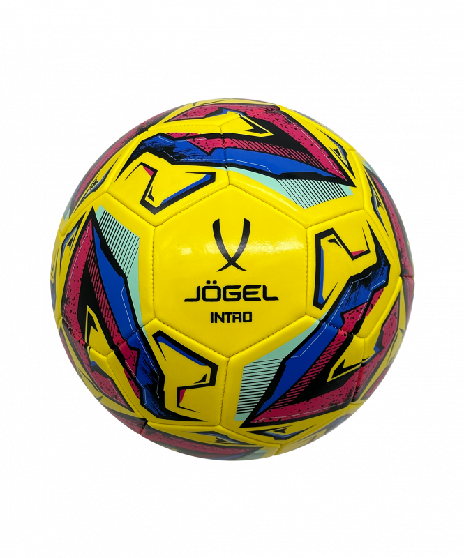 Мяч футбольный Intro №5, желтый, Jögel ЦБ-00004326