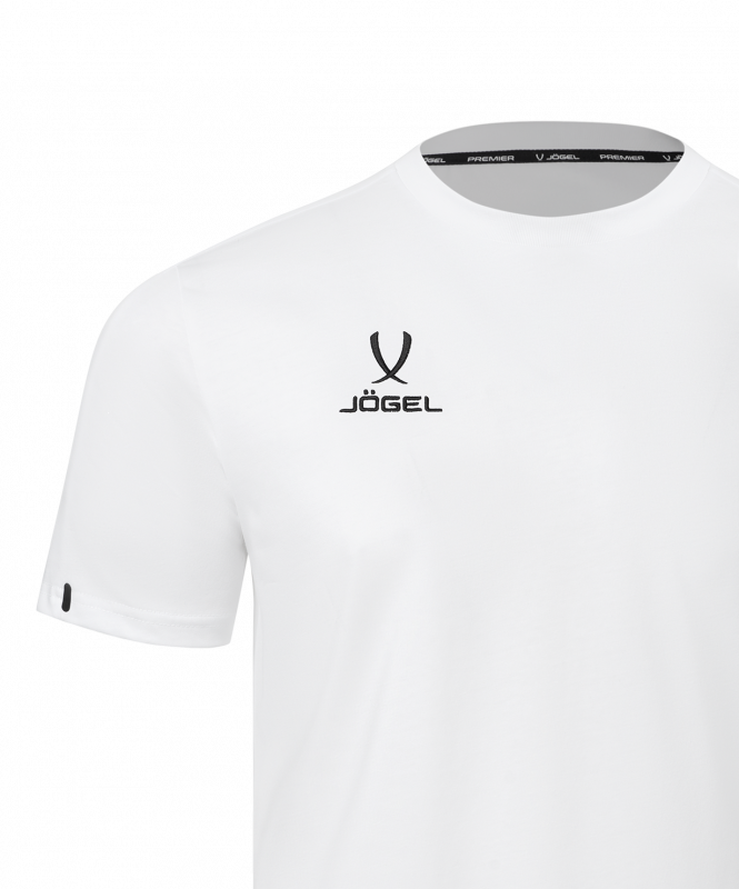 Футболка тренировочная JÖGEL PREMIER PerFormDRY TRN CVC Tee, белый, размер XXL ЦБ-00005376