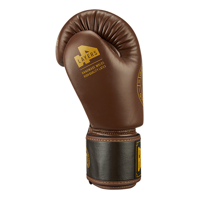боксерские перчатки THUNDER коричневый/тёмно-коричневый Green Hill THBGSP-12 12oz