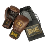 боксерские перчатки THUNDER коричневый/тёмно-коричневый Green Hill THBGSP-12 12oz