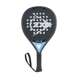 Ракетка для падела Dunlop FX Jr, 10370738, для юниоров, гибрид, графит, черно-голубой