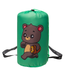Спальный мешок Travel Bear +15, коричневый, детский, Berger