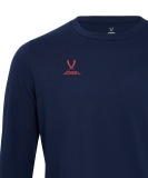 Футболка баскетбольная с длинным рукавом DIVISION PerFormDRY Pre-Match Longsleeve Jersey, темно-синий, размер M, Jögel ЦБ-00004254