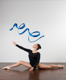 Лента для художественной гимнастики Voyage, 6 м, синяя, Chanté