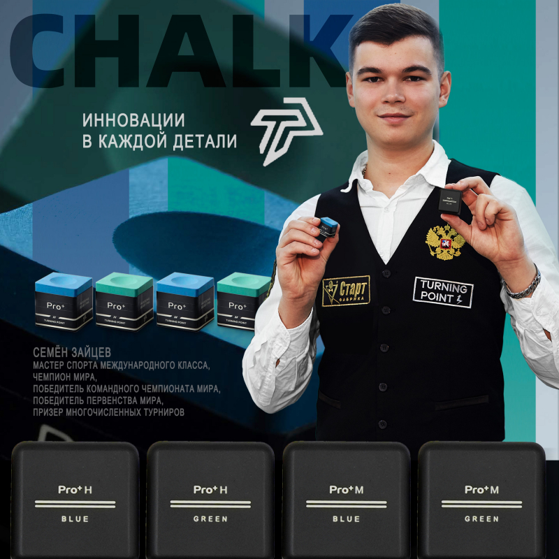 Мел Turning Point Pro + Синий M