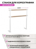 Напольный двухуровневый балетный станок Classic HOME (Белый (RAL 9003 Ш)) STECTER 519