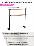 Напольный двухуровневый балетный станок Classic HOME (Черный (RAL 9005 Ш)) STECTER 519