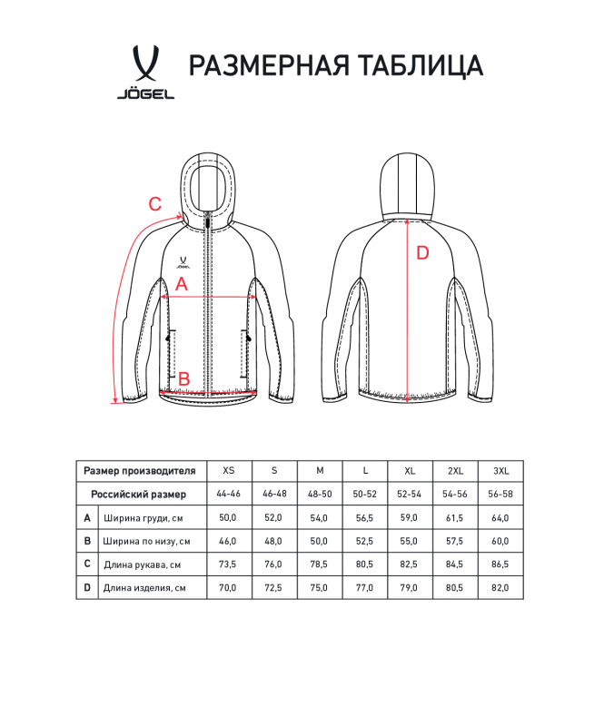 Худи на молнии ESSENTIAL Athlete Hooded FZ Jacket, темно-синий, размер XXXL, Jögel ЦБ-00003270