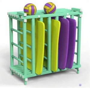 Стеллаж Дельта-фитнес 1500х700х1500 мм. вариант 16