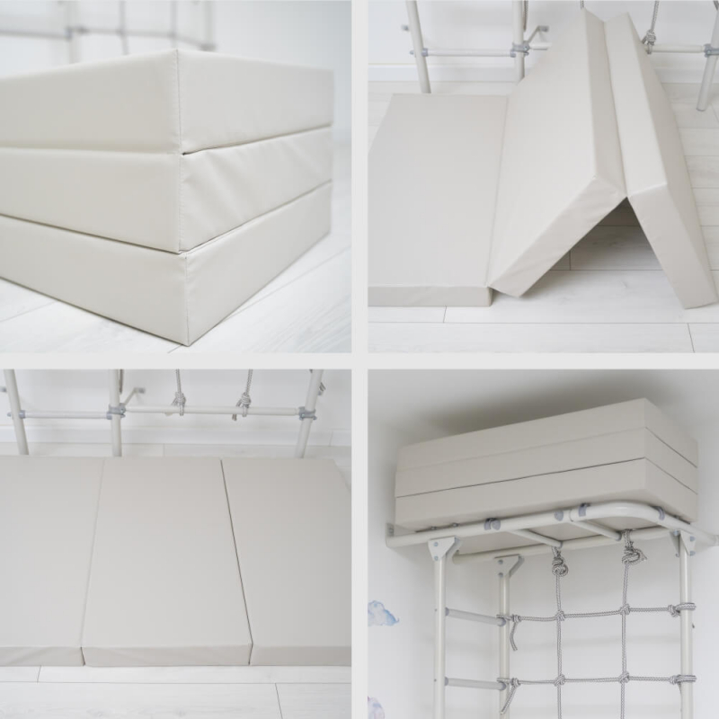 Мат (мягкий щит) Romana 1000*1500*100, в 3 сложения (желтый)