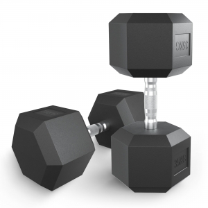 Гантель гексагональная UNIX Fit обрезиненная 35 кг / шт DBHEX35