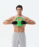 Перчатки для фитнеса WG-203, черный/серый, размер L, Starfit ЦБ-00004448