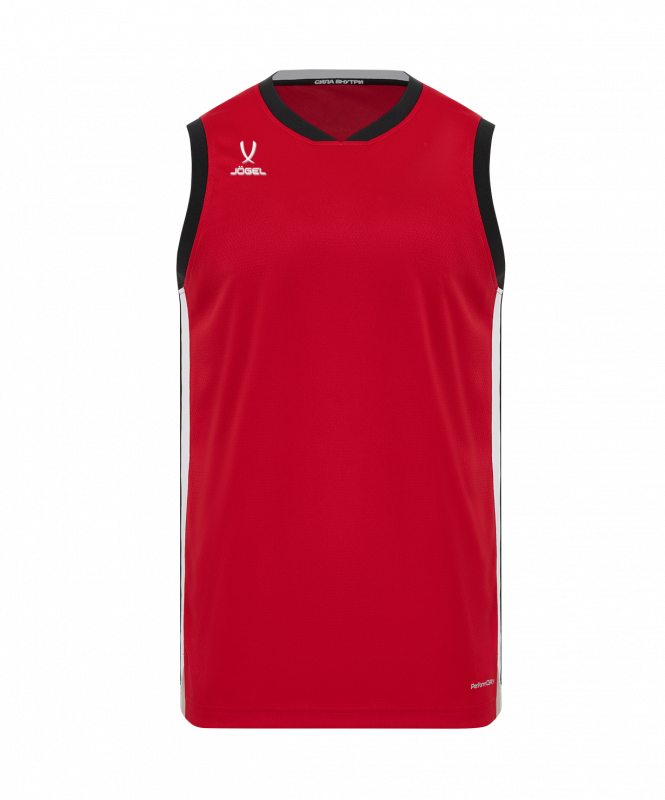 Майка баскетбольная JÖGEL DIVISION PerFormDRY Jersey R2, красный, размер M ЦБ-00006821