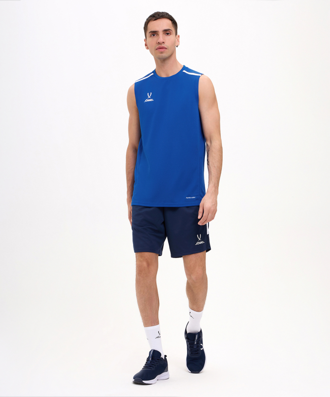 Майка тренировочная DIVISION PerFormDRY Training Sleeveless, синий, Jögel ЦБ-00001846