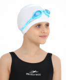 Шапочка для плавания Nuance White, силикон, подростковый, 25Degrees УТ-00019514