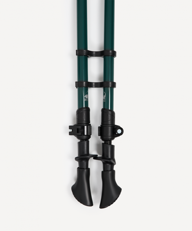 Палки для скандинавской ходьбы BERGER Travel Balance, 80-135 см, 2-секционные, сине-зеленый, размер Б/Р ЦБ-00008750