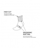 Носки высокие ESSENTIAL High Cushioned Socks, белый, размер 39-42, Jögel УТ-00020749