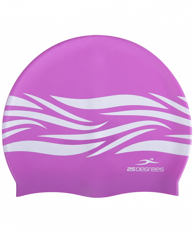 Шапочка для плавания Fame Lilac, силикон, подростковый, 25Degrees УТ-00019581