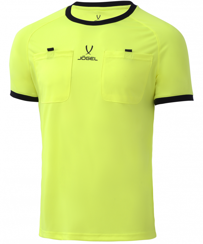 Футболка судейская Referee tee, желтый, размер L, Jögel УТ-00020549
