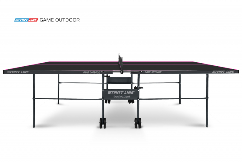 Стол теннисный Game 6 Всепогодный с сеткой Black