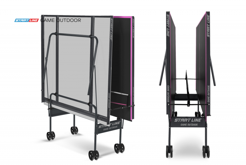 Стол теннисный Game 6 Всепогодный с сеткой Black