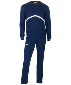 Тренировочный костюм детский JCS-4201-091, хлопок, темно-синий/белый, Jögel
