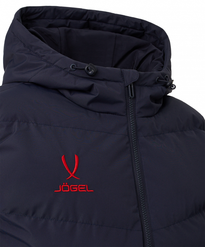 Жилет с капюшоном утепленный ESSENTIAL PerFormPROOF Padded Hooded Vest, темно-синий, размер XL, Jögel ЦБ-00004086