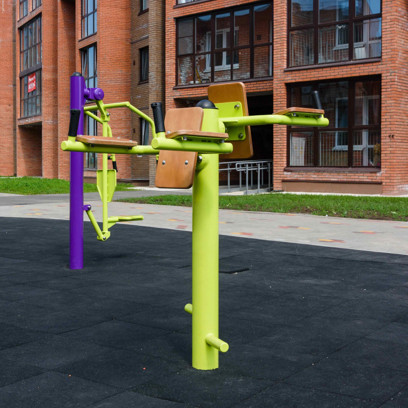 Уличный тренажер Упор для пресса ZAVODSPORTA F-1708