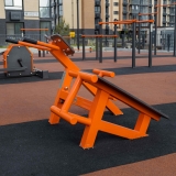 Уличный тренажер Скамья для пресса + гиперэкстензия ZAVODSPORTA F-1709