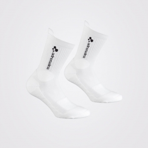 Носки волейб. +ADRENALINA Best 2300-021-S, размер S, хлопок, полиамид, эластан, белый