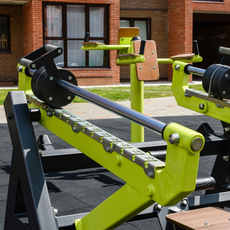 Уличный тренажер Жим лежа с переменной нагрузкой ZAVODSPORTA F-2800