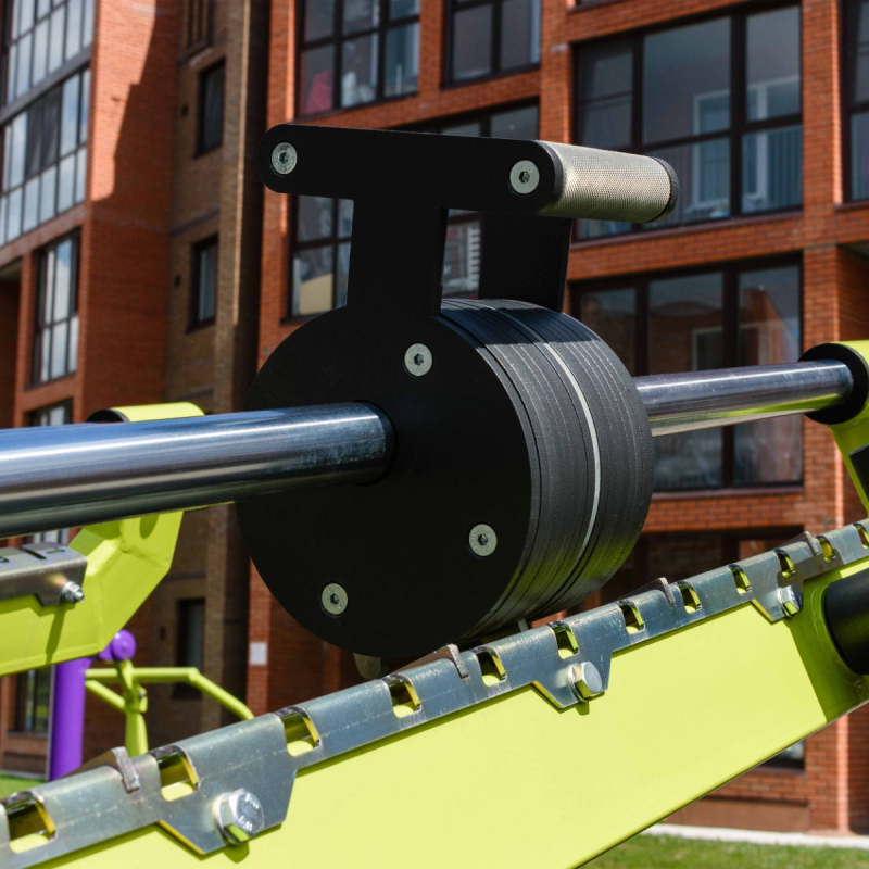 Уличный тренажер Жим вверх с переменной нагрузкой ZAVODSPORTA F-2801